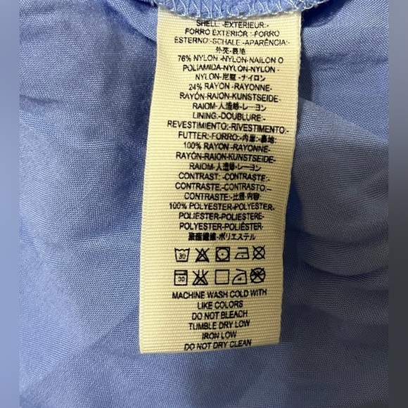 NWT Free People Blue Lace Bittersweet | Mock Neck 3/4 Dolman Sleeves Size 6 - Picture 14 of 14